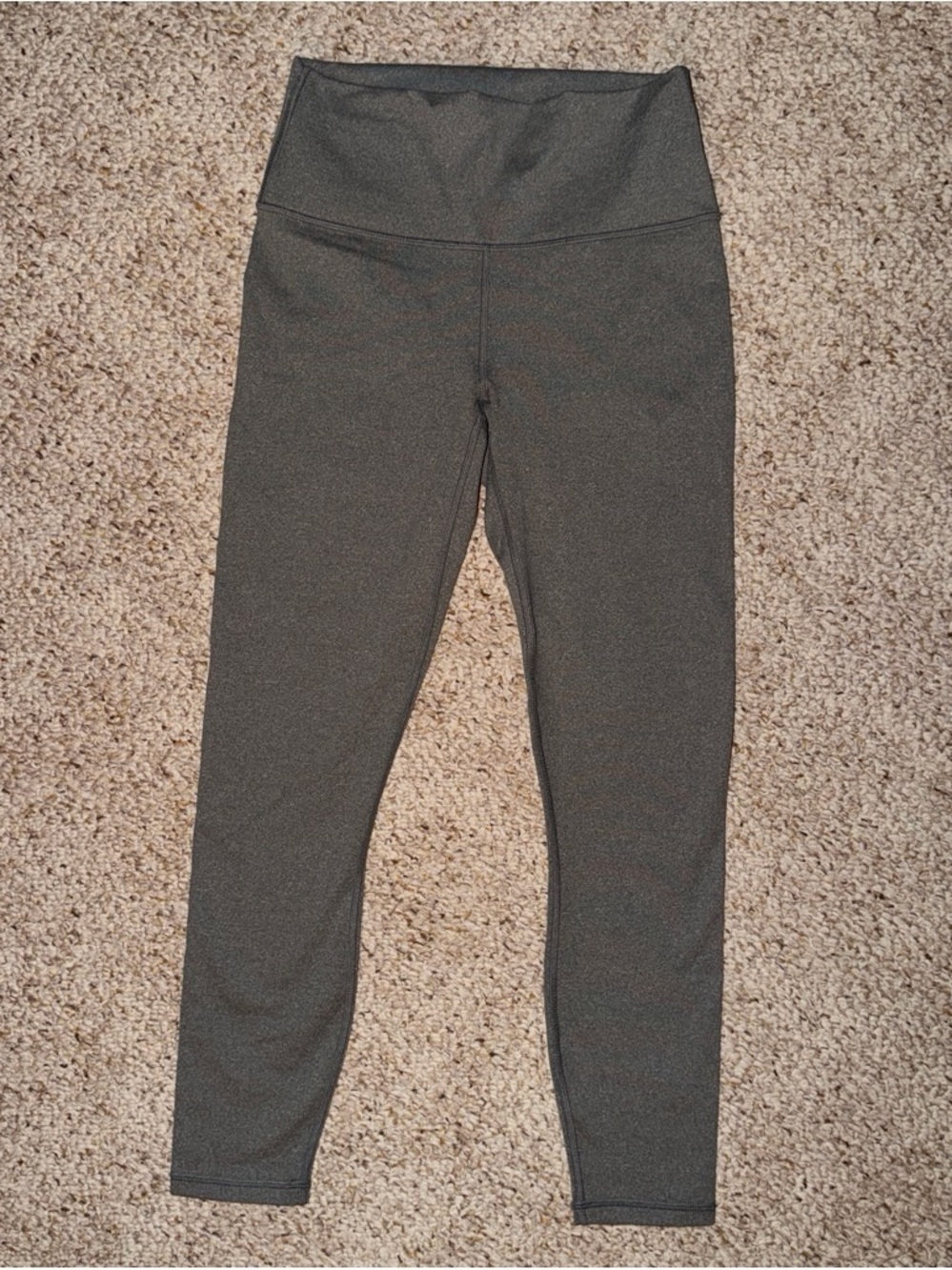 High-Waist Gray Leggings XS